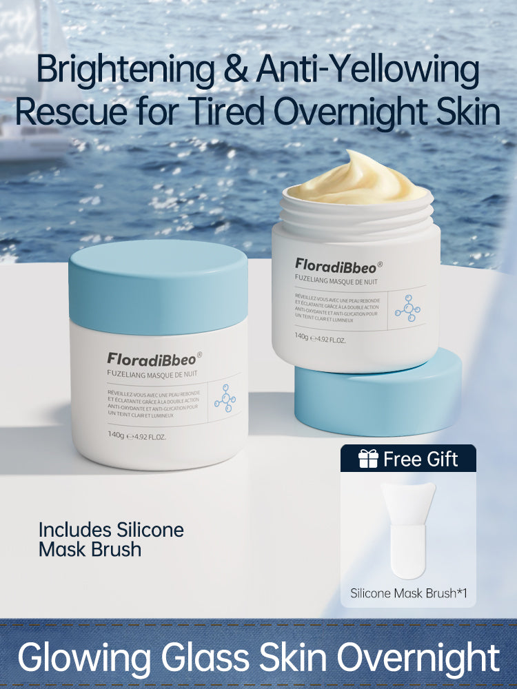 French Fuleou Sleeping Mask, no-wash application, carnosine dual anti-whitening, moisturizing, hydrating and emergency treatment for dullness caused by staying up late