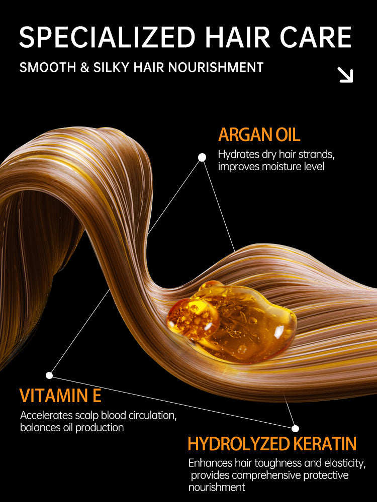 Imported hair mask repairs dryness, hydrates and smooths, perming and dyeing damage, dog's keratin conditioner improves frizz and softness