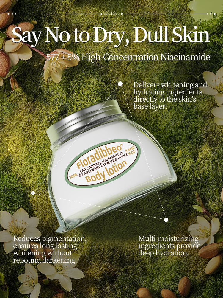 French Whitening Body Lotion Glycerin Almond Moisturizing and Nourishing, long-lasting fragrance for women with dry skin in autumn and winter, genuine product
