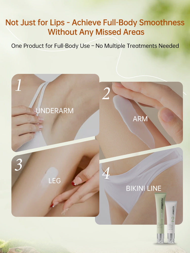 Lip hair remover cream for removing lip hair, small beards, facial hair and body hair. A special hair remover for ladies. It is not permanent