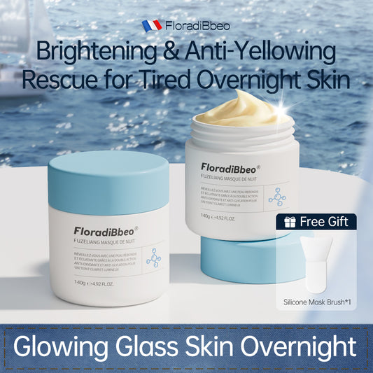 French Fuleou Sleeping Mask, no-wash application, carnosine dual anti-whitening, moisturizing, hydrating and emergency treatment for dullness caused by staying up late