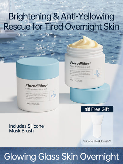 French Fuleou Sleeping Mask, no-wash application, carnosine dual anti-whitening, moisturizing, hydrating and emergency treatment for dullness caused by staying up late