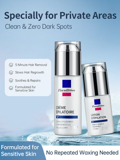 Imported women's private area hair removal cream, specially designed for removing hair from private areas to remove hair without leaving blackness, armpits, and bikini bodies all over