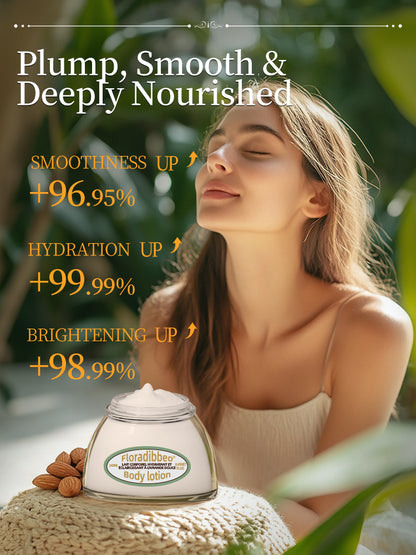 French Whitening Body Lotion Glycerin Almond Moisturizing and Nourishing, long-lasting fragrance for women with dry skin in autumn and winter, genuine product