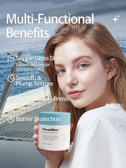 French Fuleou Sleeping Mask, no-wash application, carnosine dual anti-whitening, moisturizing, hydrating and emergency treatment for dullness caused by staying up late